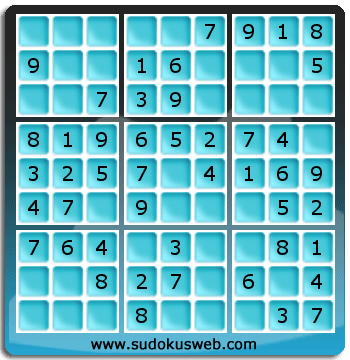 Sudoku de Nivell Molt Fàcil