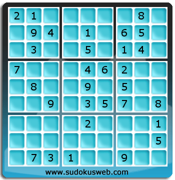 Sudoku von mittelmässiger höhe