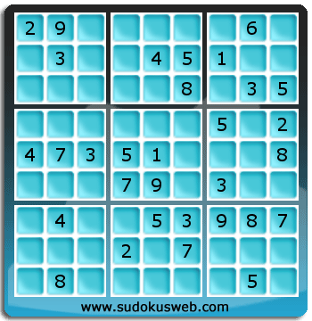 Sudoku von mittelmässiger höhe