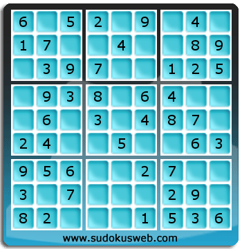 Nivel Muito Facil de Sudoku