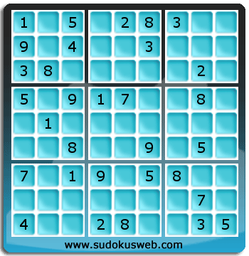 Sudoku von mittelmässiger höhe