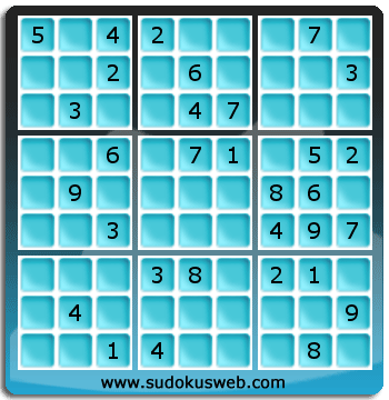 Sudoku von mittelmässiger höhe