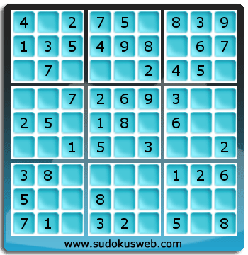 Sudoku de Niveau Très Facile