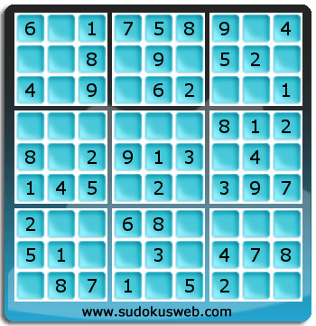 Sudoku de Niveau Très Facile