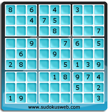 Sudoku von mittelmässiger höhe