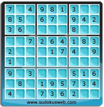 Nivel Muito Facil de Sudoku