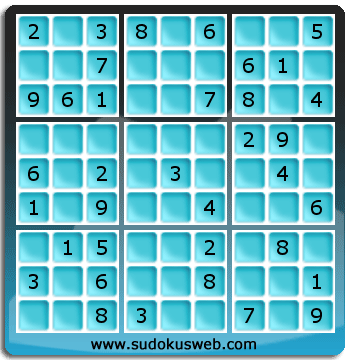 Nivel Facil de Sudoku