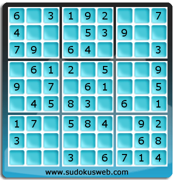 Sudoku de Nivel Muy Fácil