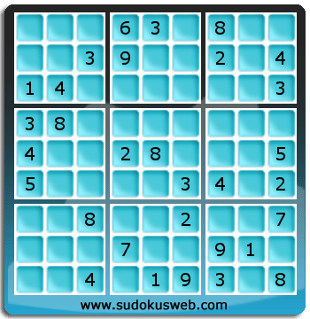 Sudoku von mittelmässiger höhe