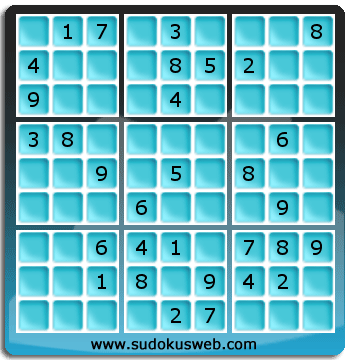 Sudoku von mittelmässiger höhe