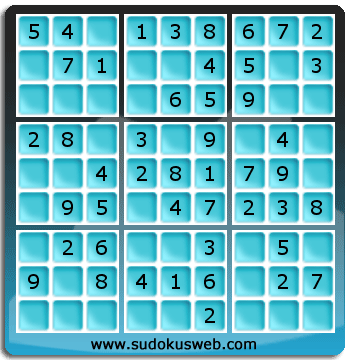 Sudoku de Nivel Muy Fácil