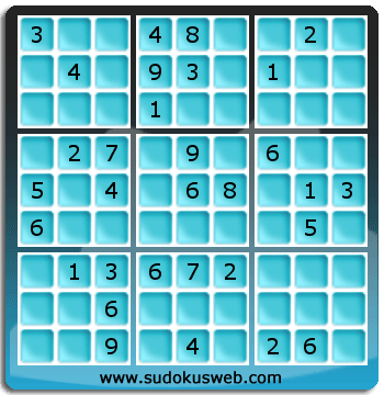 Sudoku von mittelmässiger höhe