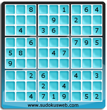 Sudoku von mittelmässiger höhe