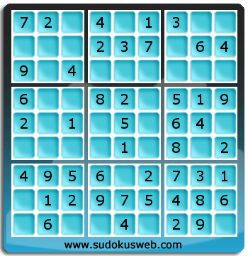 Sudoku von sehr einfacher höhe