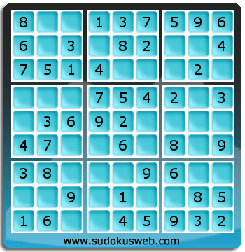 Nivel Muito Facil de Sudoku