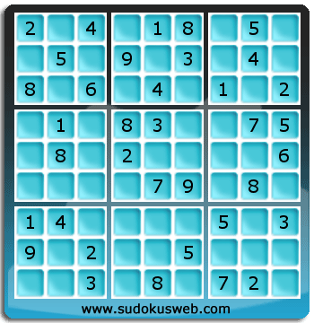 Sudoku von einfacher höhe