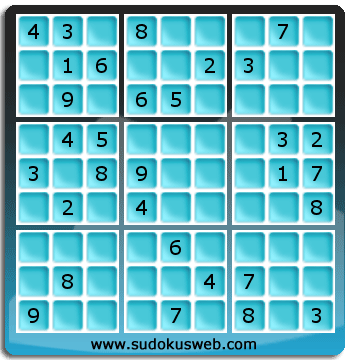 Sudoku von mittelmässiger höhe