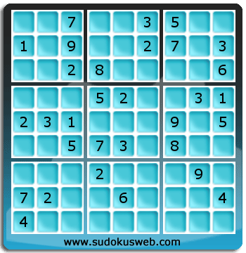 Sudoku von mittelmässiger höhe