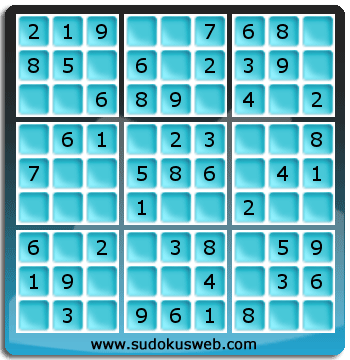 Sudoku von sehr einfacher höhe