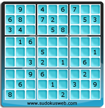 Sudoku von mittelmässiger höhe