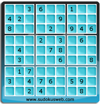 Sudoku von mittelmässiger höhe