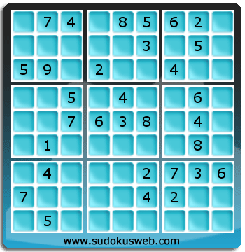 Sudoku von mittelmässiger höhe