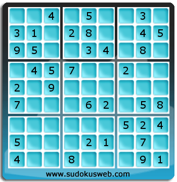 Sudoku von einfacher höhe