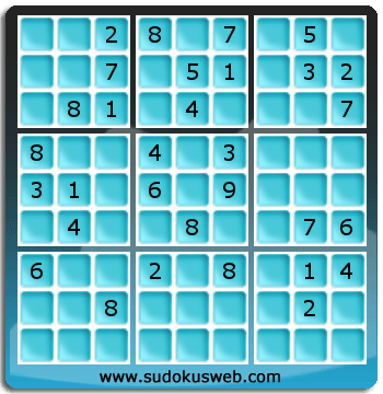 Sudoku von mittelmässiger höhe