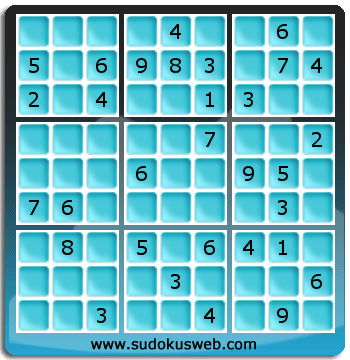 Sudoku von mittelmässiger höhe