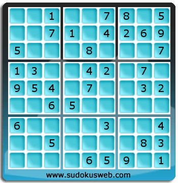 Sudoku von einfacher höhe