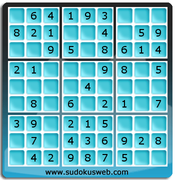 Nivel Muito Facil de Sudoku