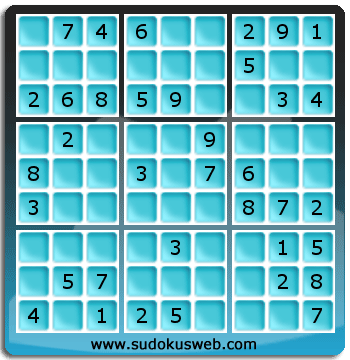 Sudoku von einfacher höhe