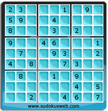 Sudoku von mittelmässiger höhe