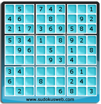 Sudoku de Niveau Très Facile