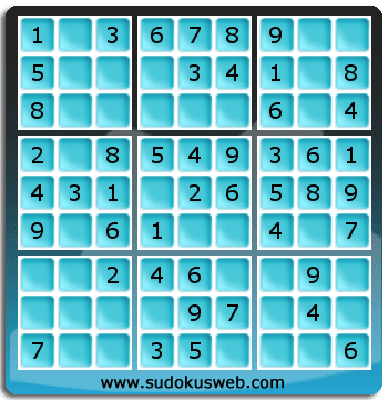 Sudoku de Nivel Muy Fácil