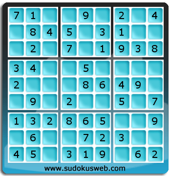 Nivel Muito Facil de Sudoku Nivel Muito Facil de Sudoku