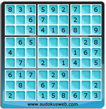 Sudoku de Niveau Très Facile