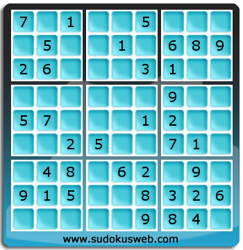 Sudoku von einfacher höhe