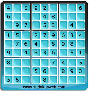 Nivel Muito Facil de Sudoku Nivel Muito Facil de Sudoku