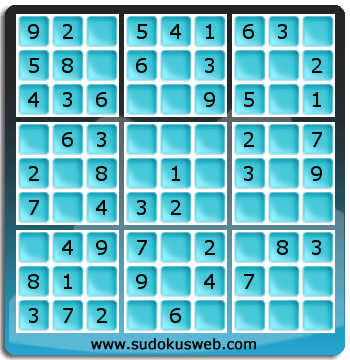 Sudoku de Niveau Très Facile