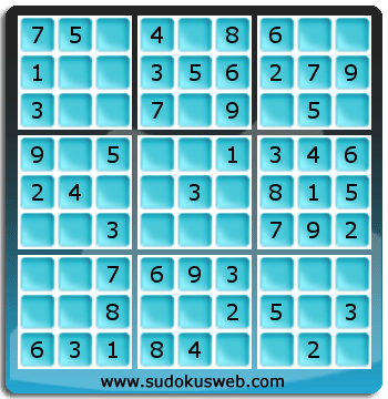 Very Easy Level Sudoku