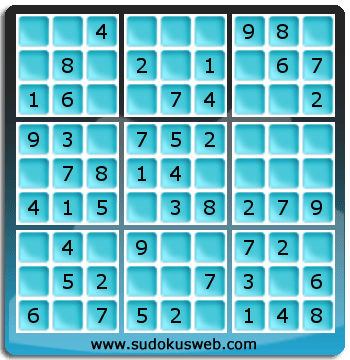 Sudoku de Nivel Muy Fácil