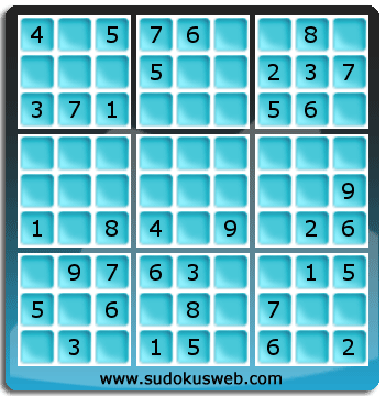 Sudoku de Niveau Facile