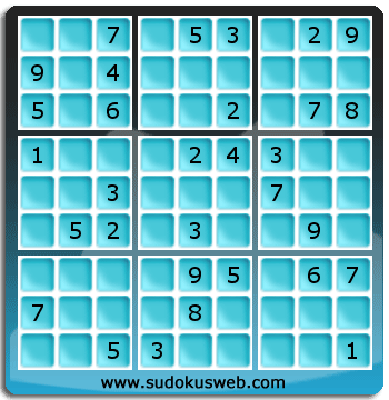 Sudoku von mittelmässiger höhe