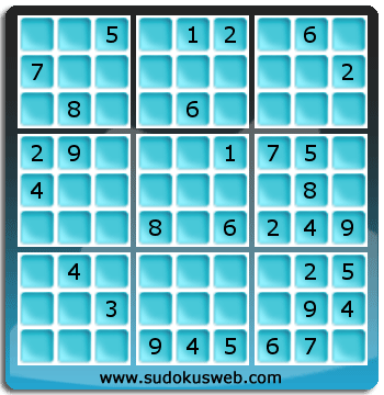 Sudoku von mittelmässiger höhe