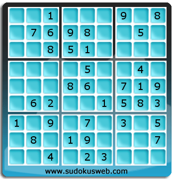 Nivel Facil de Sudoku