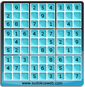 Nivel Muito Facil de Sudoku