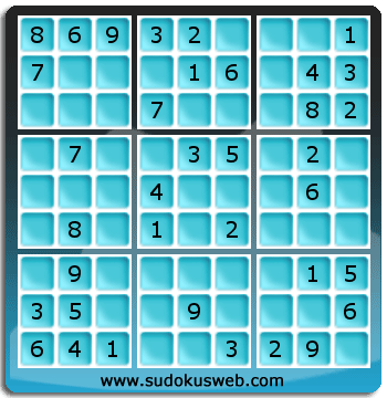 Sudoku von einfacher höhe