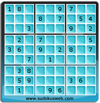 Sudoku von mittelmässiger höhe