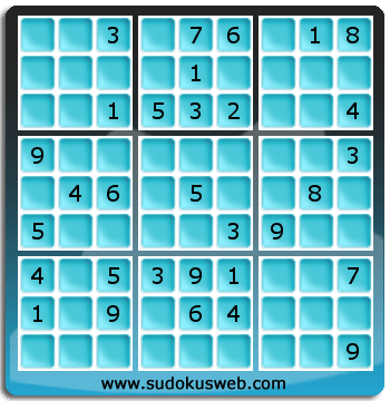 Sudoku von mittelmässiger höhe